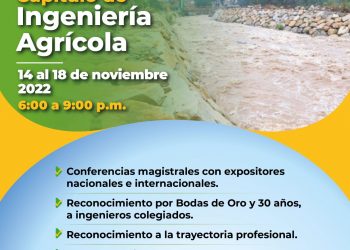 Hoy, lunes 14 de noviembre, comenzó la Semana del Capítulo de Ingeniería Agrícola