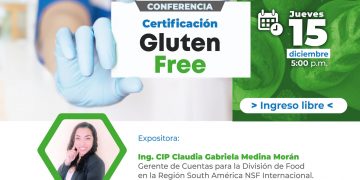 CONFERENCIA: CERTIFICACIÓN GLUTEN FREE