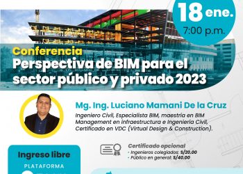 Conferencia virtual «Perspectiva de BIM para el sector público y privado 2023”