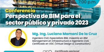 Conferencia virtual «Perspectiva de BIM para el sector público y privado 2023”