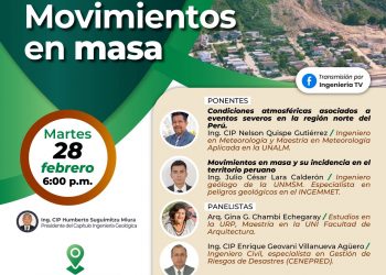 Foro: Movimientos en masa |  28 de febrero