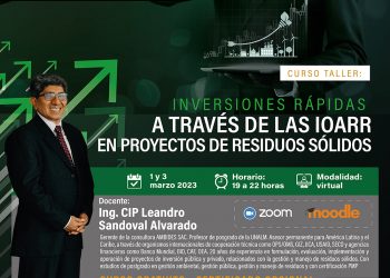 Curso taller: «Inversiones rápidas a través de las IOARR en proyectos de residuos sólidos»