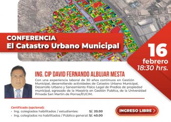 Conferencia «El catastro urbano municipal»