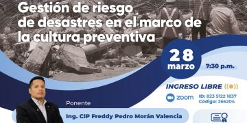 Conferencia virtual “Gestión de riesgo de desastres en el marco de la cultura preventiva”