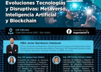 Conferencia «Evoluciones tecnológicas y disruptivas: Metaverso, inteligencia artificial y blockchain»