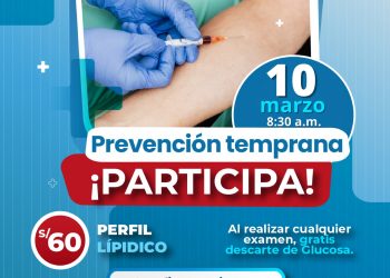 Campaña de perfil lipídico – Viernes 10 de marzo
