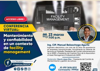 Conferencia virtual “Mantenimiento y confiabilidad en un contexto de Facility Management”