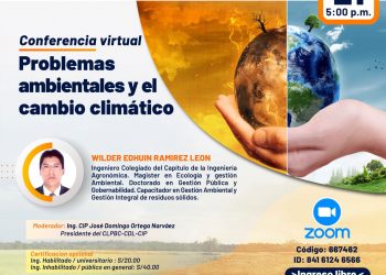 Conferencia virtual «Problemas ambientales y cambio climático»