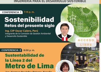 Jornada de conferencias técnicas sobre ingeniería para el desarrollo sostenible