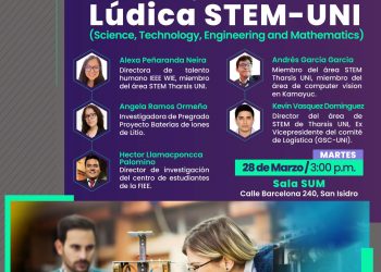 Charla Capacitadora: Lúdica STEM-UNI (Science, Technology, Engineering and Mathematics)