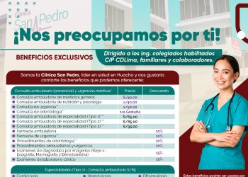 Aprovecha los descuentos y precios que Clínica San Pedro tiene para ti y tu familia