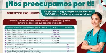 Aprovecha los descuentos y precios que Clínica San Pedro tiene para ti y tu familia