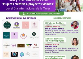 Feria “Mujeres creativa, proyectos visibles” – 10 y 11 de marzo
