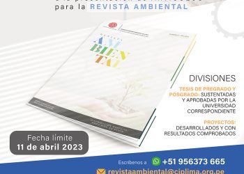 Convocatoria: Presentación de artículos para la «Revista Ambiental»