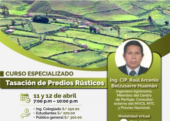 Curso “Tasación de predios rústicos”
