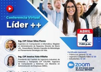 Conferencia Virtual: Líder ++ | 4 de abril de 2023