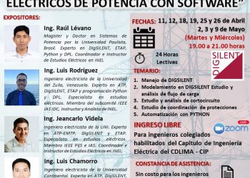 Curso Profesional: Análisis y modelamiento de sistemas eléctricos de potencia con software