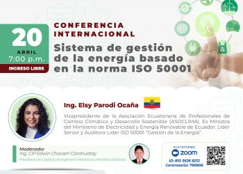 Conferencia internacional: “Sistema de gestión de la energía basado en la norma ISO 50001”