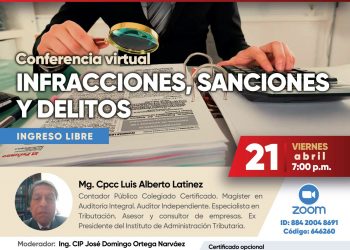 Conferencia virtual “Infracciones, sanciones y delitos”