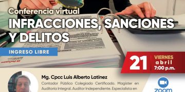 Conferencia virtual “Infracciones, sanciones y delitos”
