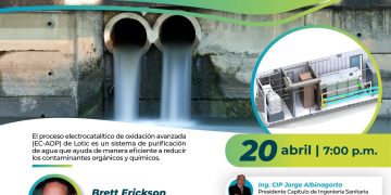 𝘾𝙤𝙣𝙛𝙚𝙧𝙚𝙣𝙘𝙞𝙖: “Proceso de Oxidación Avanzada Electrocatalítica para Mejoramiento en los Sistemas de Tratamiento de Aguas”