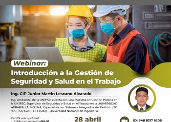 Webinar «Introducción a la Gestión de Seguridad y Salud en el Trabajo»