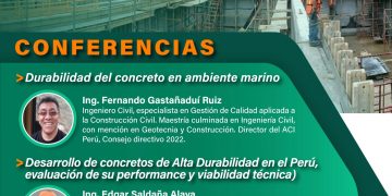 Conferencias “Durabilidad del concreto en ambiente marino” y “Desarrollo de concretos de alta durabilidad en el Perú: Evaluación de su performance y viabilidad técnica”