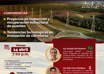 Conferencias “Proyectos de inspección y recuperación estructural de puentes” y “Tendencias tecnológicas en evaluación de carreteras”