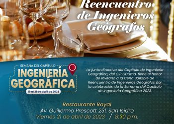Cena de Reencuentro de Ingenieros Geógrafos 2023
