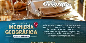 Cena de Reencuentro de Ingenieros Geógrafos 2023