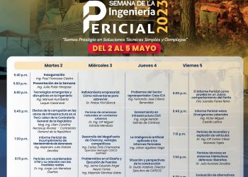 El martes 2 comienza la Semana de la Ingeniería Pericial
