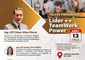 Taller Presencial: LÍDER ++: TeamWork Power