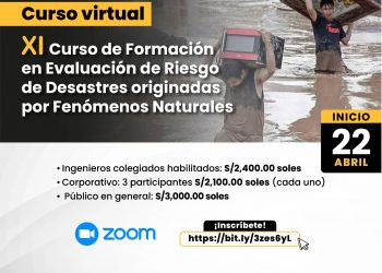 XI Curso de Formación en Evaluación de Riesgo de Desastres Originados por Fenómenos Naturales