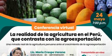 Conferencia virtual: La realidad de la agricultura en el Perú, que contrasta con la agroexportación