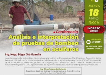Conferencia “Análisis e interpretación de pruebas de bombeo en acuíferos”