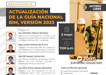 Conversatorio “Actualización de la Guía Nacional BIM, versión 2023”