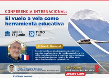 Conferencia internacional presencial “El vuelo a vela como herramienta educativa”