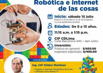 Curso presencial «Robótica e internet de las cosas» / Fecha de inicio: Sábado 15 de julio