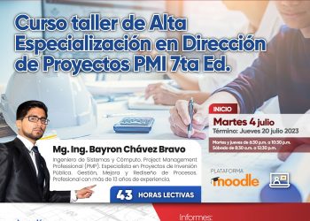 Curso-taller de alta especialización en dirección de proyectos PMI 7ta Ed.