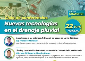Ciclo de Conferencias «Nuevas tecnologías en el drenaje pluvial»