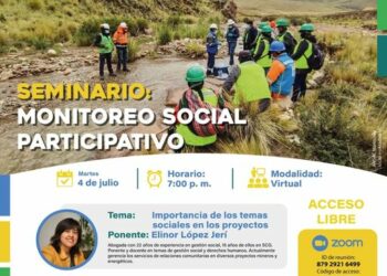 Seminario «Monitoreo social participativo»