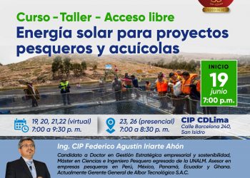 Curso-taller «Energía solar para proyectos pesqueros y acuícolas»