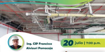 Conferencia virtual «Aspectos constructivos y problemática en instalaciones sanitarias interiores» / Jueves 20 de julio – 7:00 p.m.