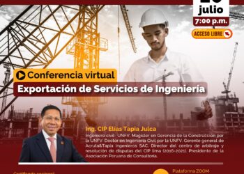 Conferencia virtual «Exportación de servicios de ingeniería» / Lunes 10 de julio – 7:00 p.m.