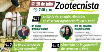 Día del Ingeniero Zootecnista: Tres conferencias magistrales y presenciales / Martes 25 de julio – 7:00 p.m.
