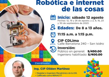 Cursos para niños «Programación e inteligencia artificial» y «Robótica e Internet de las Cosas» / Inicio: Sábado 12 de agosto