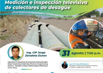 Jueves CISAEHSI «Medición e inspección televisiva de colectores de desagüe» / Jueves 31 de agosto – 7:00 p.m.