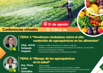 Conferencias virtuales sobre la aplicación de agroquímicos / Jueves 31 de agosto – 7:30 p.m.