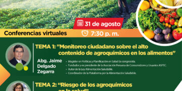 Conferencias virtuales sobre la aplicación de agroquímicos / Jueves 31 de agosto – 7:30 p.m.