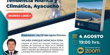 Presentación del libro «Microcuenca Apacheta: Tendencia hídrica y climática» / Viernes 4 de agosto – 7:00 p.m.